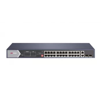 Hikvision DS-3E0528HP-E tīkla saites nevadāms Gigabit Ethernet (10/100/1000) PoE atbalsts, zils