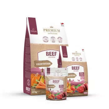 POKUSA Premium Selection Beef Adult - sausā suņu barība - 3kg