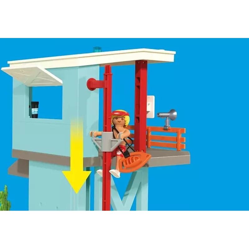 Rotaļu komplekts PLAYMOBIL Glābšanas tornis un pludmales bagijs 71903 – rotaļu komplekts ar torni un bagiju