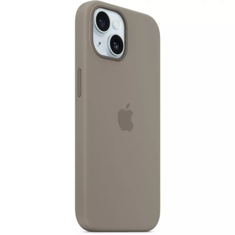 Silikona maciņš ar MagSafe iPhone 15 - māla krāsa