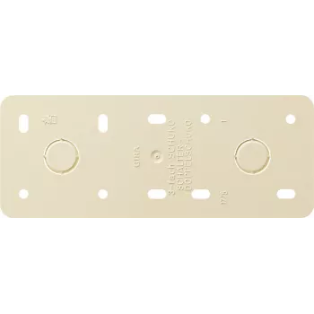 GIRA 008313 Sienas plāksne/slēdža pārsegs Bēšs - Balts (008313)