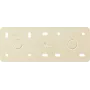 GIRA 008313 Sienas plāksne/slēdža pārsegs Bēšs - Balts (008313)