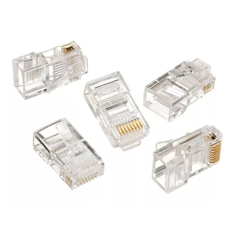 Modulārais spraudnis 8P8C cietam LAN kabelim CAT5, UTP, 10 gab. iepakojumā