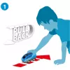 BRIO World atvelkamais vilciens melns zils 36019