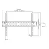 Stiprinājuma kronšteins SBOX PLB-2546T-2 37–80 collu displejiem, 45 kg ietilpība, 600×400 mm VESA