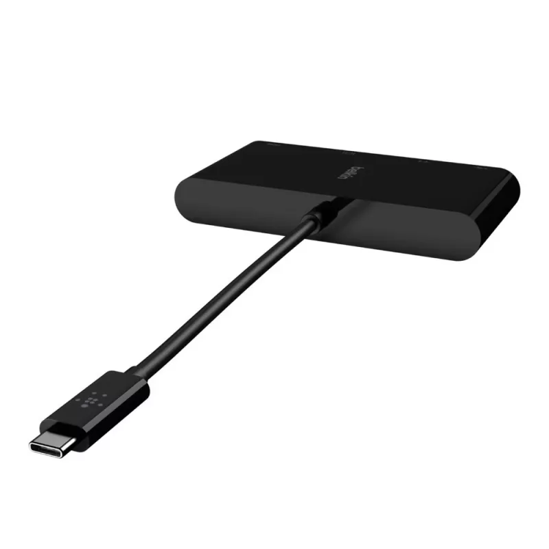 Belkin AVC005BTBK interfeisa centrmezgls USB 3.2 Gen 1 (3.1 Gen 1) Type-C Melns