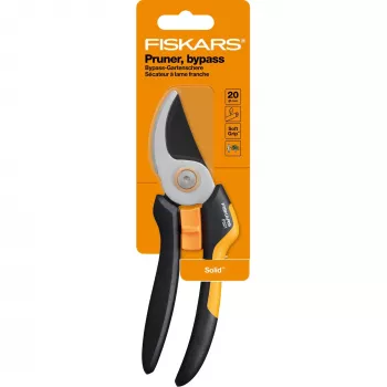 Fiskars Solid M P321 dārza šķēres Bypass Melns, oranža