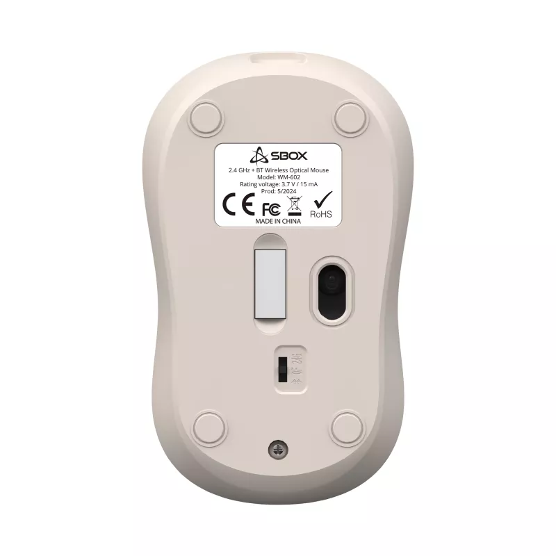 Pele SBOX WM-602 bēša, bezvadu saskarne