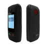 eSTAR Digni Flip 6.1 cm (2.4) 102 g Melns, Sarkans senioru tālrunis