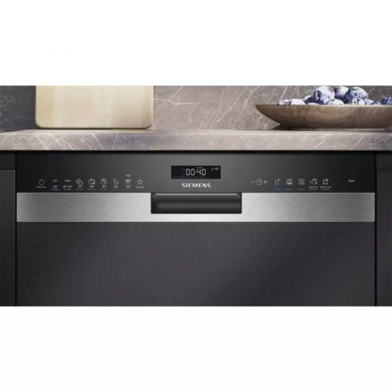 Siemens iQ500 SN55ES12CE trauku mazgājamā mašīna Daļēji iebūvēta 14 galda klājumu komplekti