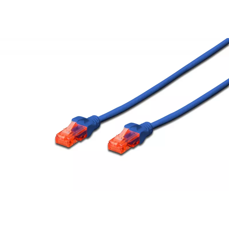 Tīkla kabelis Digitus CAT 6 U/UTP RJ-45 Cat6 0.25m Zils