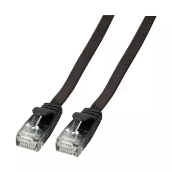 Efb K8107SW.0,25 Ethernet komutācijas kabelis, melns