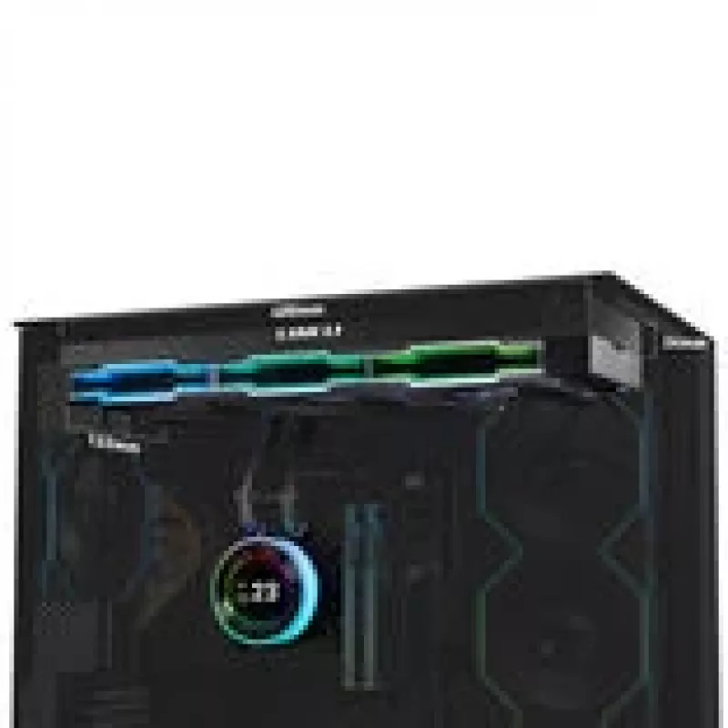 Viss vienā šķidruma dzesētājs Lian Li GA II Hydroshift II LCD-C 360TL 12 cm Melns