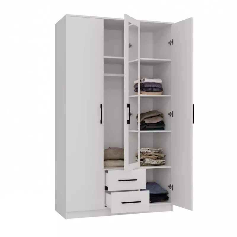 Skapis Topeshop ROMANA 120 BIEL