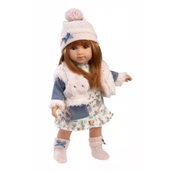 Llorens Nicole 35 cm — reālistiski vaibsti, mīksts ķermenis, lelle mazulīte