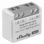 Viedais relejs Shelly Relay EM Mini Gen4 1 kanāla Wi‑Fi Matter Zigbee Bluetooth 8A, 110–240V, enerģijas skaitītājs