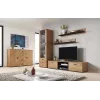 Cama living room sideboard UNI lefkas oak/Melns