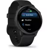Garmin vívoactive 6 3,05 cm (1,2) AMOLED 42 mm Digitāls 390 x 390 pikseļi Skārienekrāns Melns Wi-Fi GPS (satelīts)