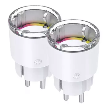 Viedā kontaktligzda Gosund EP2-Z 10A — ZigBee spraudnis, 2 iepakojumā
