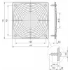 Schroff Ventilatora aizsargs SNAP-IN tips (60225052)