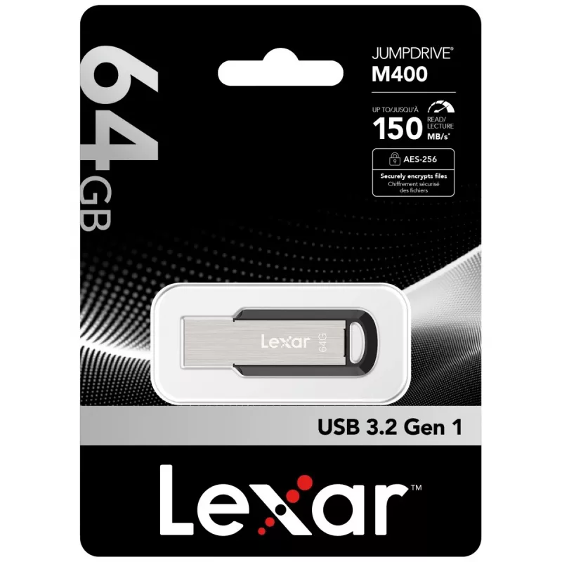 USB zibatmiņa Lexar 64 GB USB Type-A 3.2 Gen 1 JumpDrive M400