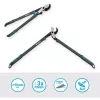 Gardena EnergyCut dārza šķēres ar apvedasmeņiem, melnas/zaļas, tērauda, 5 cm