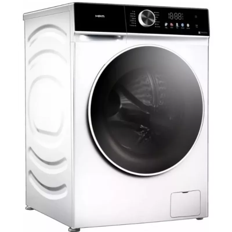 Veļas mazgājamā mašīna MPM MPM-5112-PT-44, ar priekšējo ielādi, 10 kg, 1200 apgr./min, A enerģijas klase, balta, brīvi stāvoša
