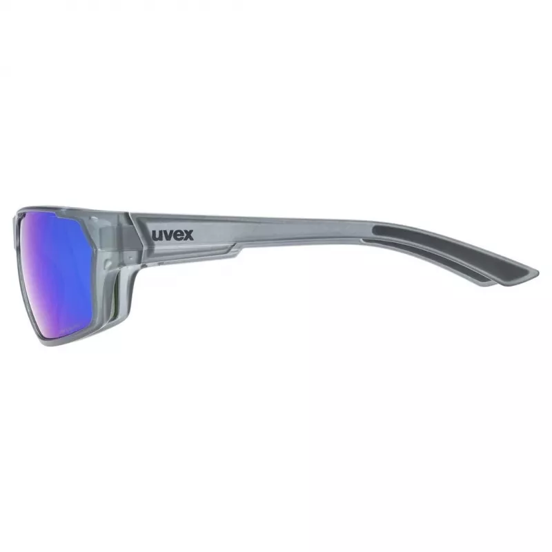 Polarizētas saulesbrilles Uvex Sportstyle 233 P - dūmu mat/admirāļa zila