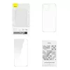 Baseus Crystal Series magnētiskais maciņš iPhone 14 Plus + rūdīts stikls