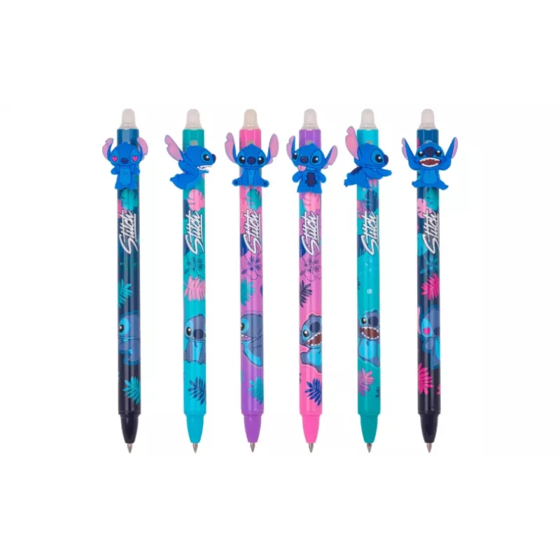 Ievelkama dzēšamā pildspalva Cool Pack Disney Stitch 54908PTR, gēla tinte, ievelkams uzgalis