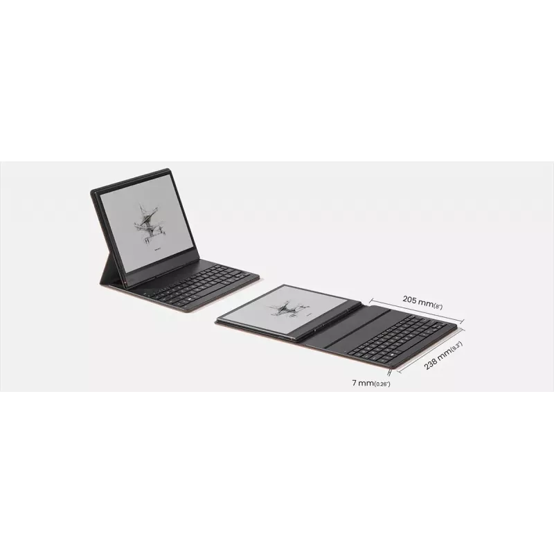 Onyx Boox Note Air 5 C magnētiskais apvalks ar tastatūru, brūns, OCV0520R