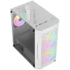 ATX AEROCOOL TRINITY MINI FRGB MICRO MINI TOWER KORPUSS AR STIKLA PANELI (BALTS)