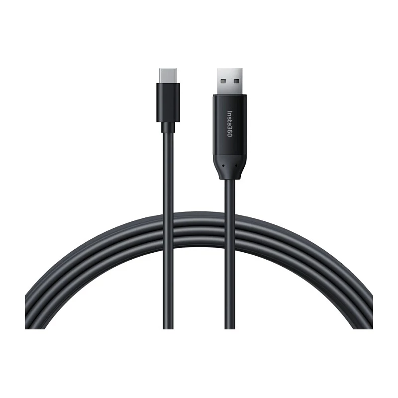 USB-A uz USB-C kabelis Insta360 Connect Extra Long 10 m — datu un uzlādes kabelis USB-C ierīcēm