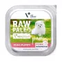 Mitrā suņu barība VETEXPERT RAW PALEO Pâte Mini Puppy Pork 150 g — pilnvērtīga bezgraudu mitrā barība mazu šķirņu kucēniem