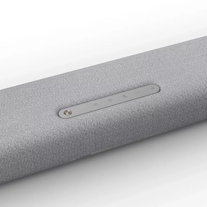Skaņas josla YAMAHA SR-X40A Gaiši pelēka — 180 W kopā, 120 W skaņas josla + 60 W iebūvēts zemfrekvences skaļrunis, Dolby Atmos/Dolby Digital, Alexa, Bluetooth (SBC/AAC)