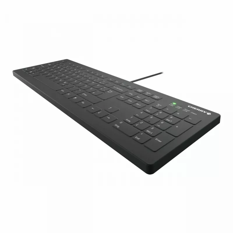 Tastatūra CHERRY AK-C8112 Medical USB QWERTZ Vācu Melna Balta Pilnizmēra