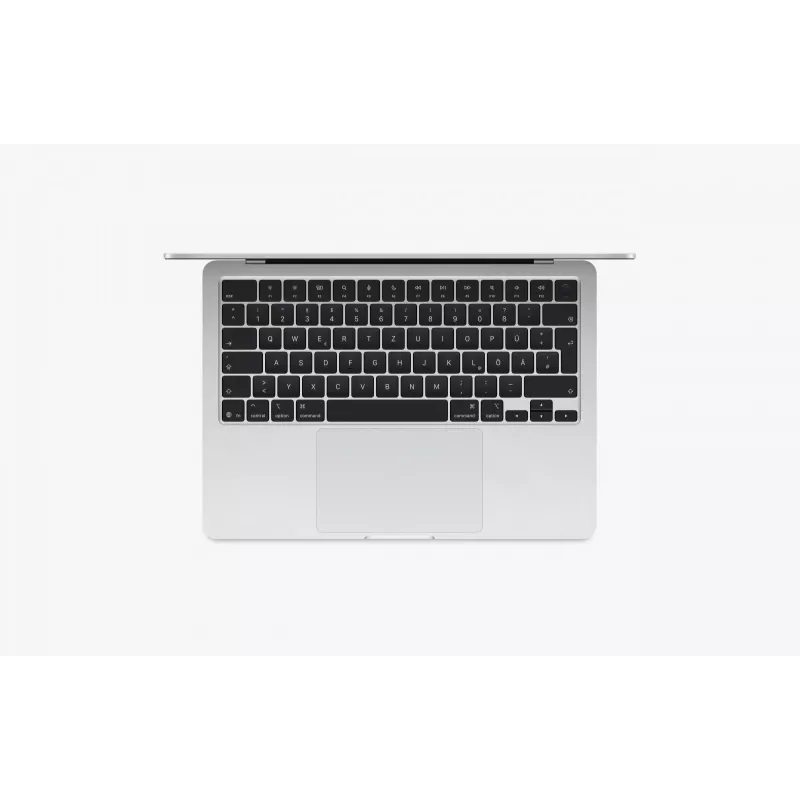 MacBook Air 13,6 collas: M4 10/10, 16GB, 512GB SSD, 35W, GER - Sudraba