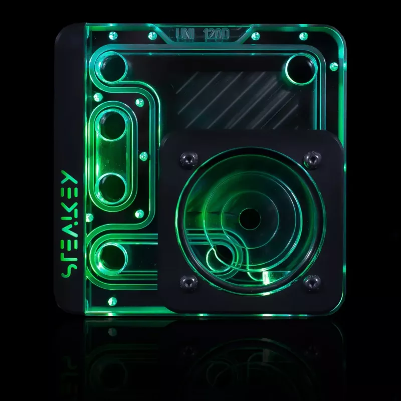 Stealkey Customs SK-UNI 120D Distroplate D-RGB - Melns Edition