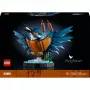 LEGO Icons Zivju dzenīša putna komplekts modelēšanas komplekts pieaugušajiem ar ūdens ainavu un statīvu lieliska mājas un biroja galda dekorācija Valentīndienai