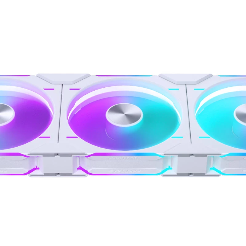 PHANTEKS D30-140 140mm ARGB korpusa ventilatori balts 3-pack