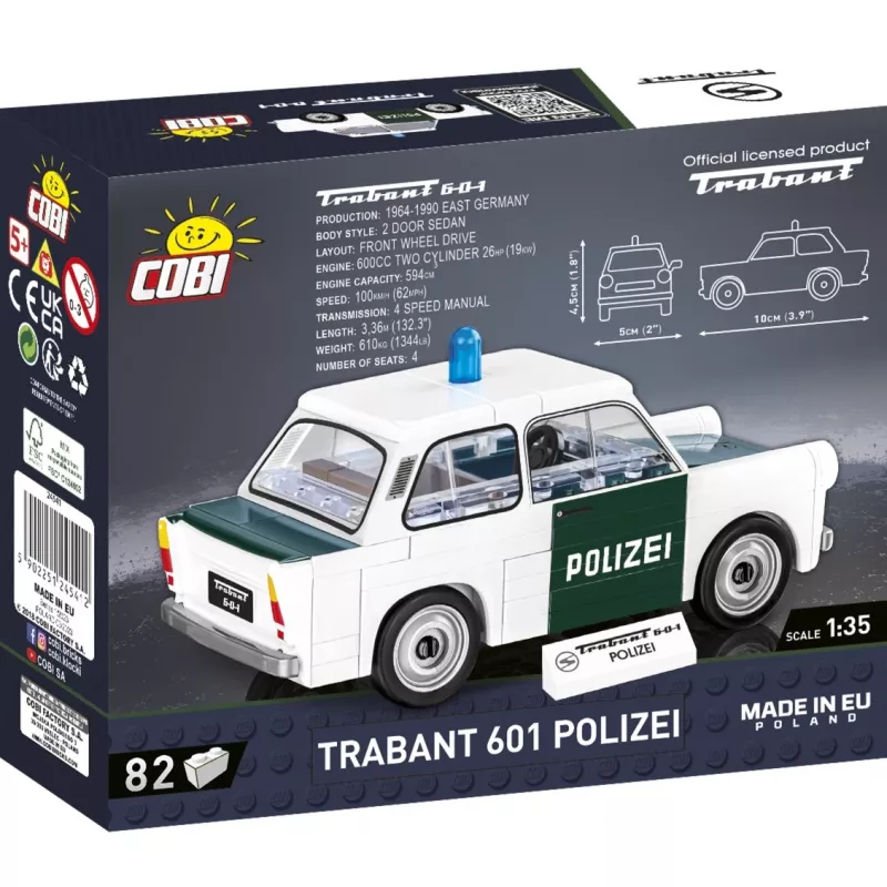 Trabant 601 Polizei, konstrukciju rotaļlieta