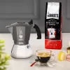 Kafijas automāts BIALETTI BRIKKA INDUCTION 4TZ 180 ml Antracīts, Sudrabs