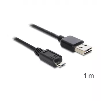USB kabelis DeLOCK EASY-USB 2.0-A USB 2.0 micro-B 1m