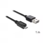 USB kabelis DeLOCK EASY-USB 2.0-A USB 2.0 micro-B 1m