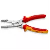 Kabeļu noņemšanas knaibles Knipex 13 76 200 ME 6 mm noņemšanas jauda Sarkans Nerūsējošais tērauds Dzeltens