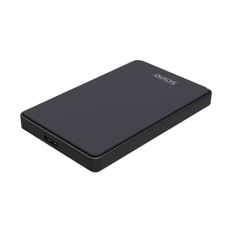 HDD/SSD korpuss SAVIO AK-65 Melns 2,5 collu SATA USB 3.0 5 Gbit/s Micro-USB