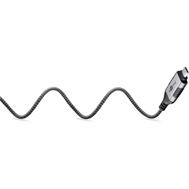 Goobay Ethernet-kabelis USB-C 3.1 uz RJ45 plāns 1 m - savieno maršrutētāju, modemu vai (74401)