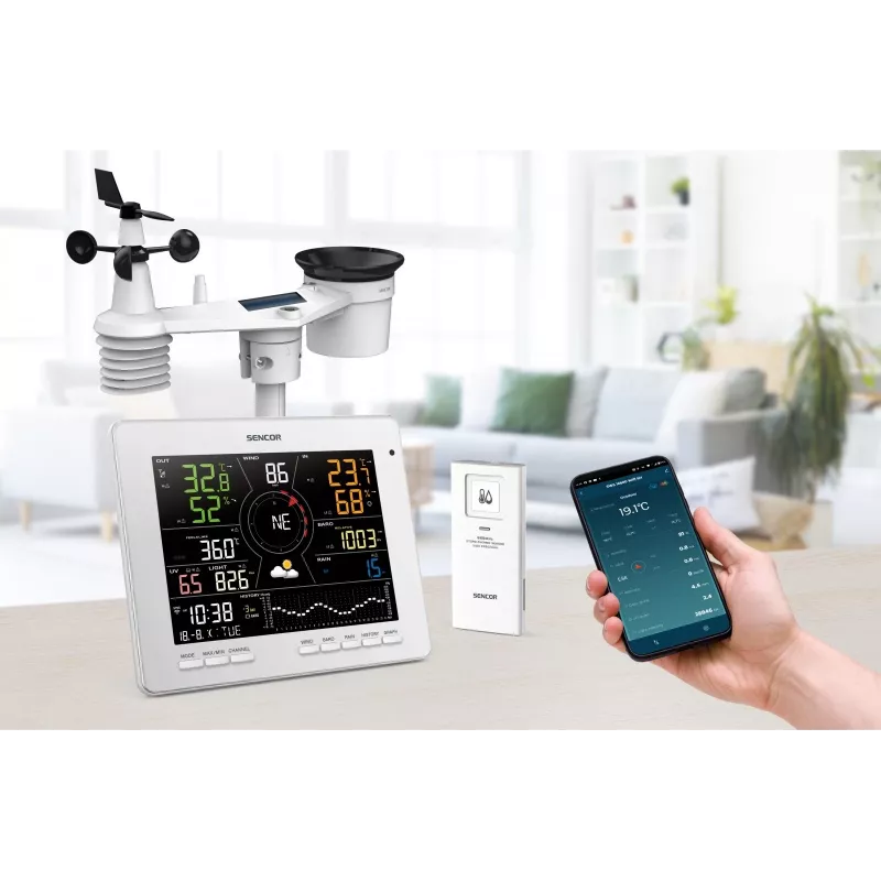 Laika stacija SWS 16600 WiFi 7 in 1
