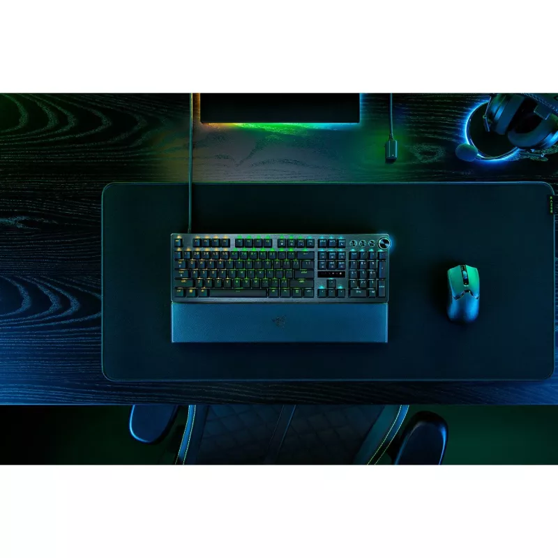 Spēļu klaviatūra Razer Huntsman V3 Pro Optical QWERTZ melna