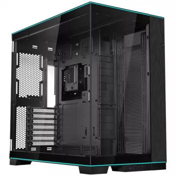 Lian Li O11DERGBX O11D EVO PC korpuss Stikls MIDI Tornis Melns RGB Rūdīts stikls
